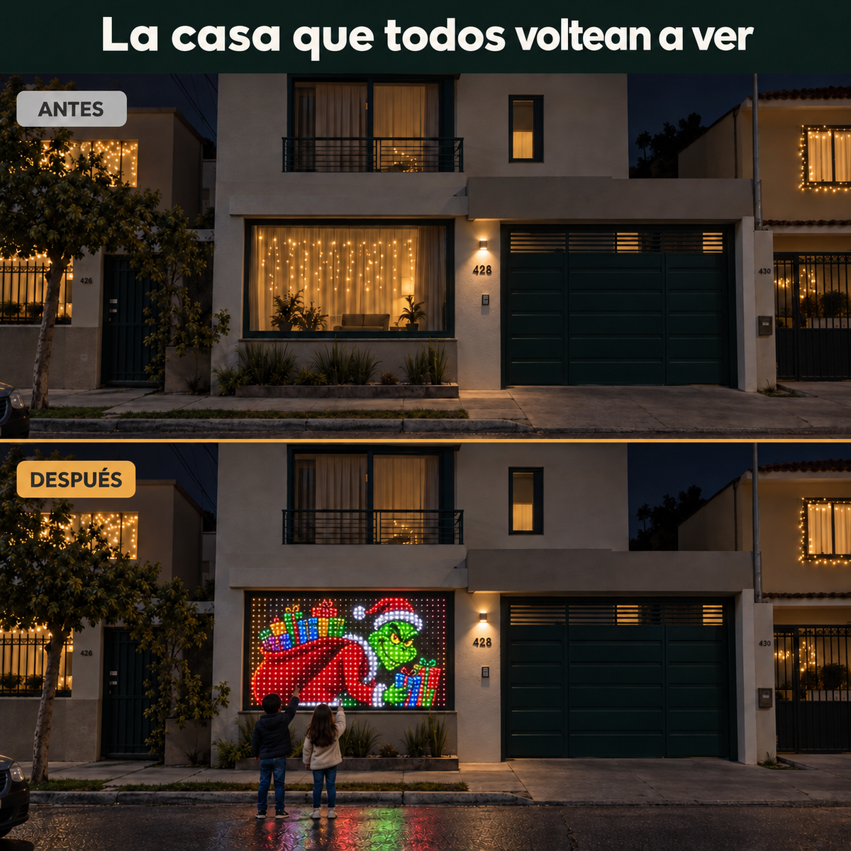 Luces Inteligentes de proyección Navideña