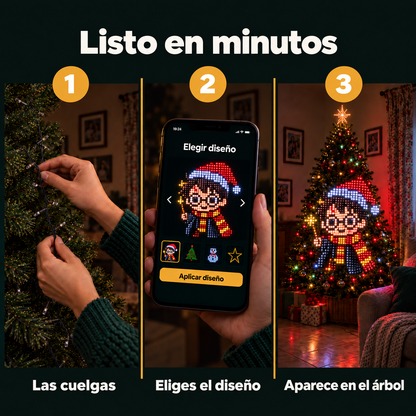 Luces Inteligentes para Árbol de Navidad