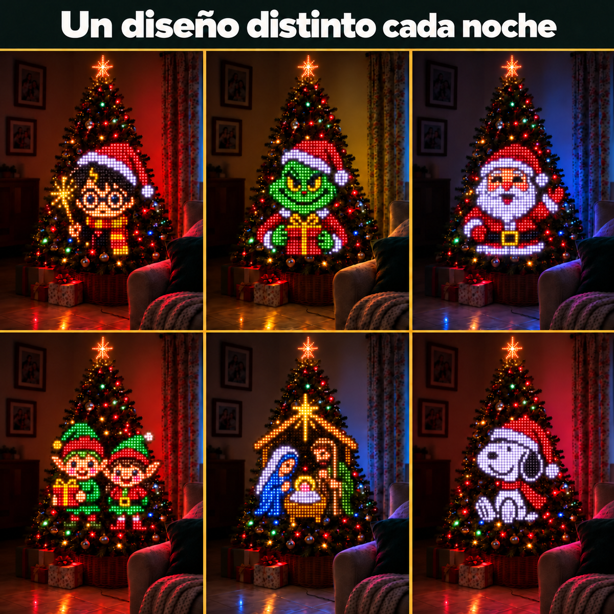 Luces Inteligentes para Árbol de Navidad
